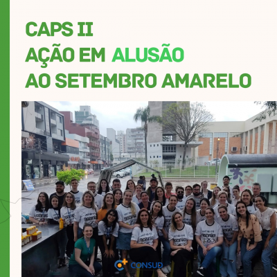 AÇÃO EM ALUSÃO AO SETEMBRO amarelo