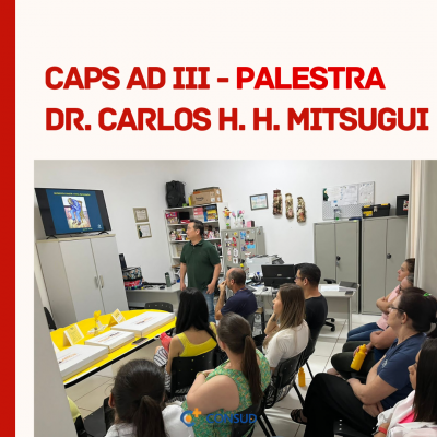 Momento de escuta com o médico psiquiatria Carlos Henrique Hamamoto Mitsugui