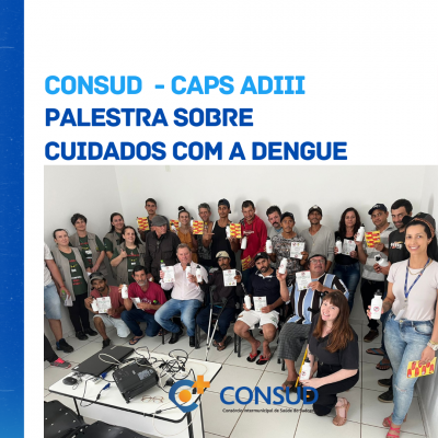 Palestra sobre cuidados com a Dengue