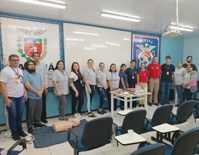 BRIGADA DE INCÊNDIO DO CONSUD PARTICIPA DE TREINAMENTO DE PRIMEIROS SOCORROS