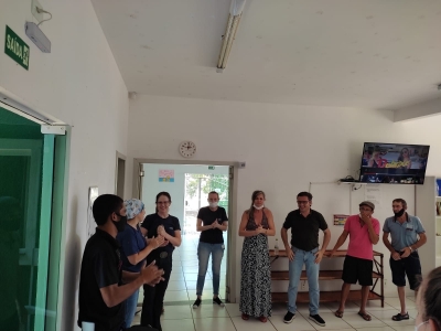 Visita do Coordenador  da ARSS ao CAPS AD III
