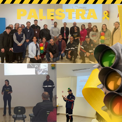 Palestra com o DEBETRAN E SAMU